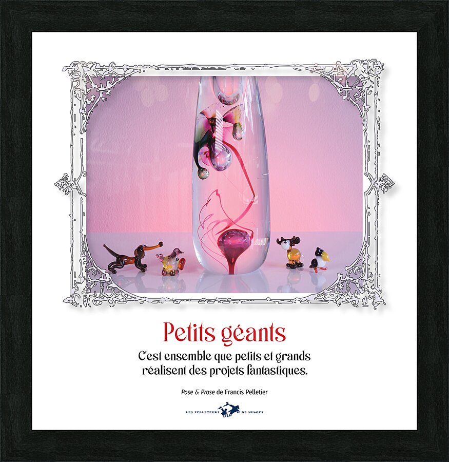 PETITS GEANTS Picture Frame print