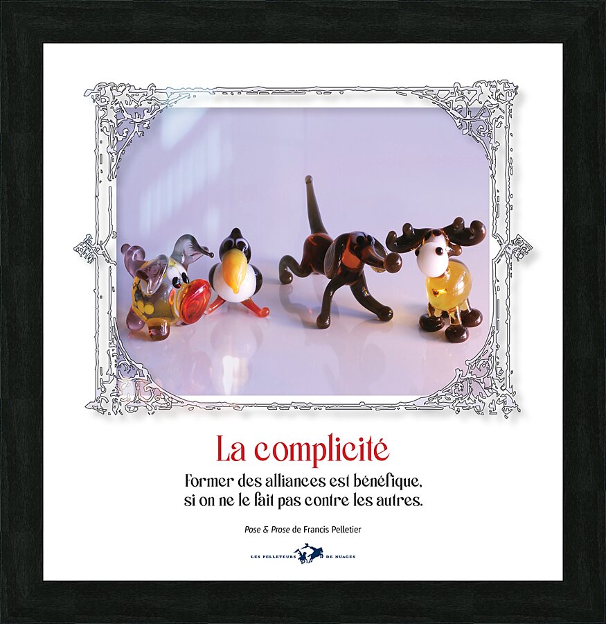 LA COMPLICITE Picture Frame print