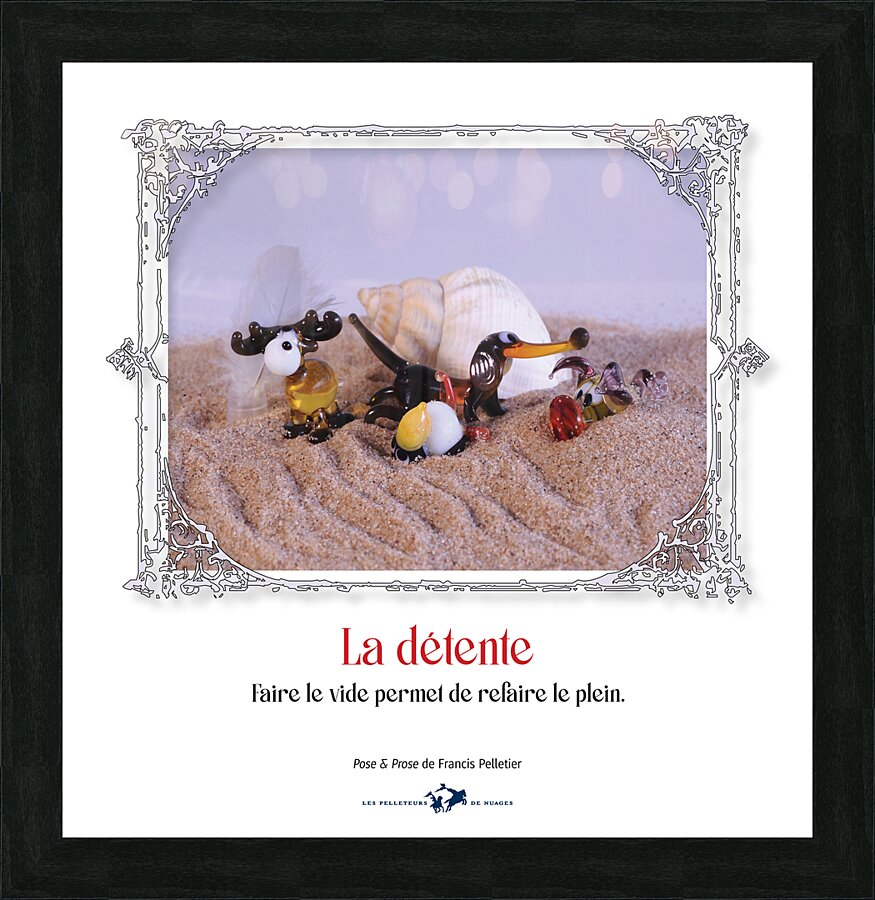 LA DETENTE Picture Frame print