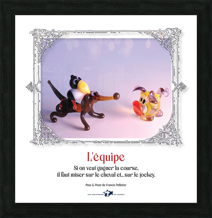 L EQUIPE Picture Frame print