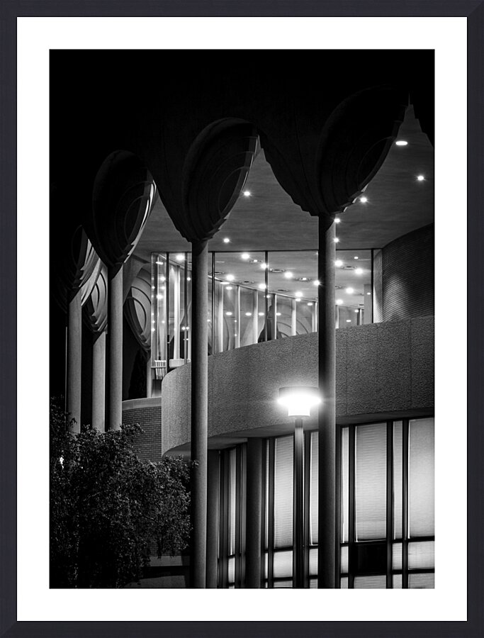 gammage auditorium arizona state campus  vertical Picture Frame print