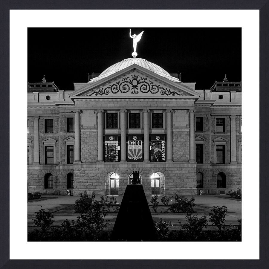 arizona capitol building  square 2401 Capitol 13k Picture Frame print