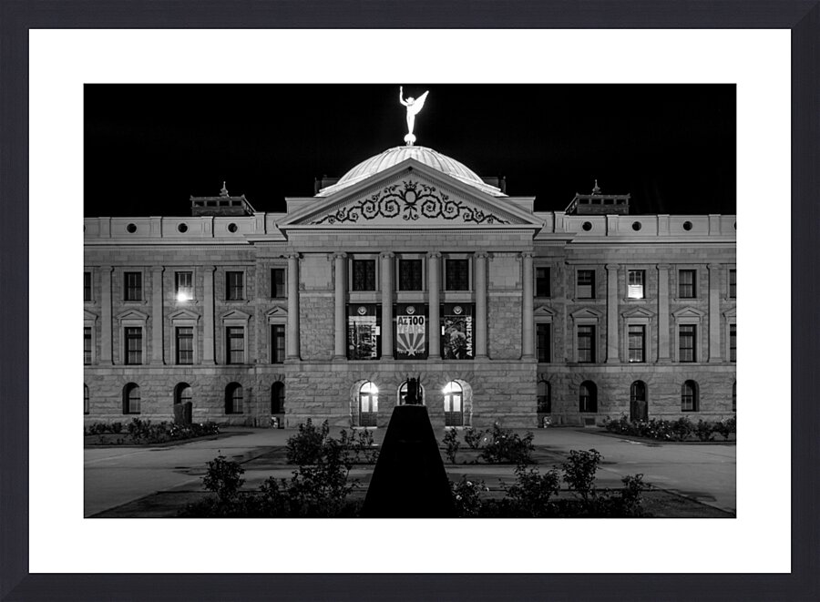 arizona capitol building  horizontal 2401 Capitol Picture Frame print