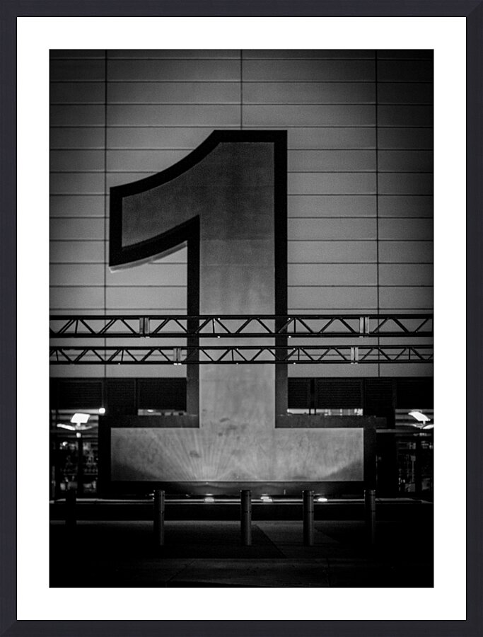 university of phoenix stadium entrance 1  vertica Picture Frame print