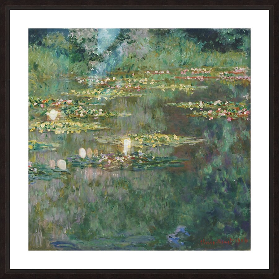 le bassin de nympheas  Picture Frame print