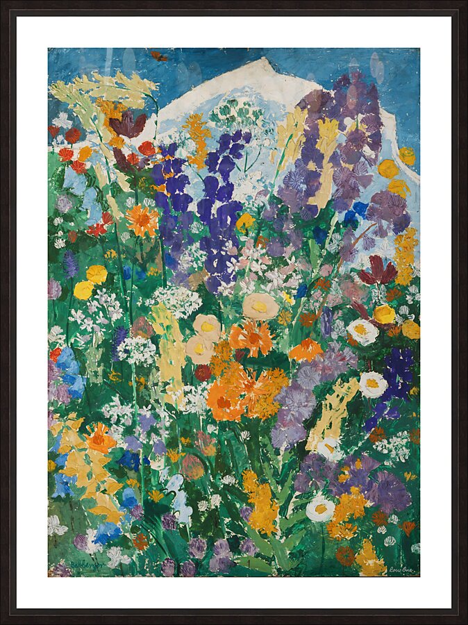  blumen am berg by babberger Picture Frame print
