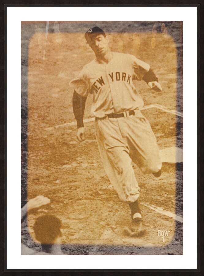 1940s Joe DiMaggio Viewfinder Art Picture Frame print