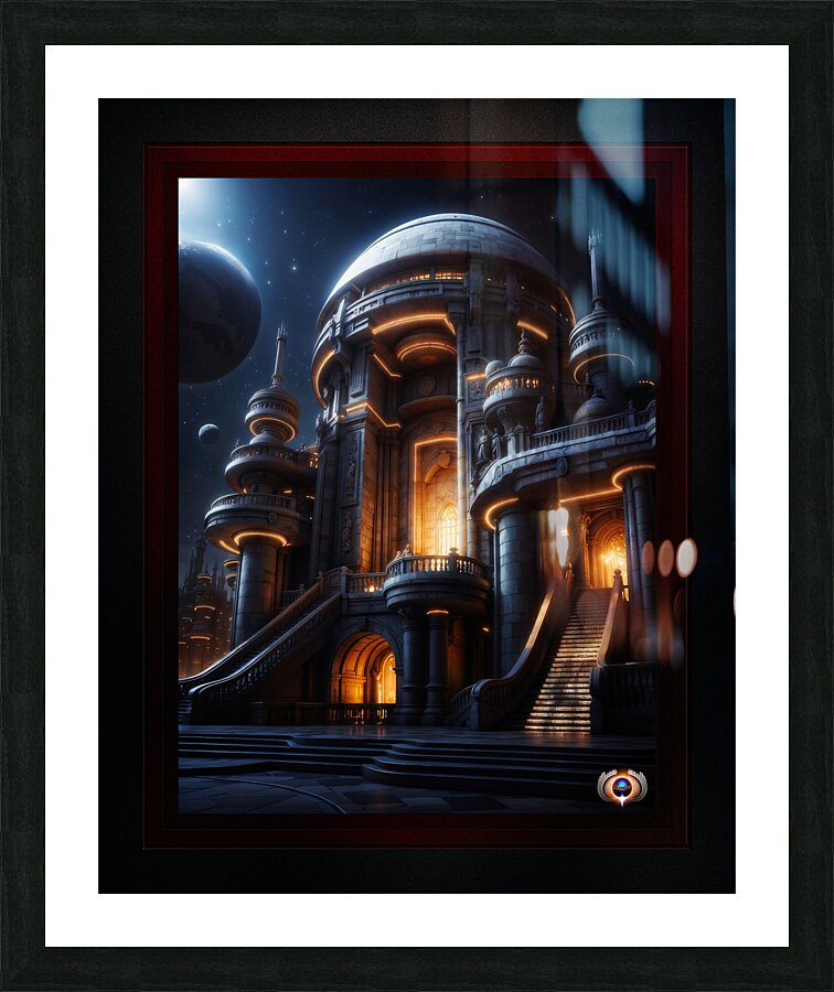 The Thelophian Museum Beautiful AI Concept Art by Xzendor7 Impression et Cadre photo
