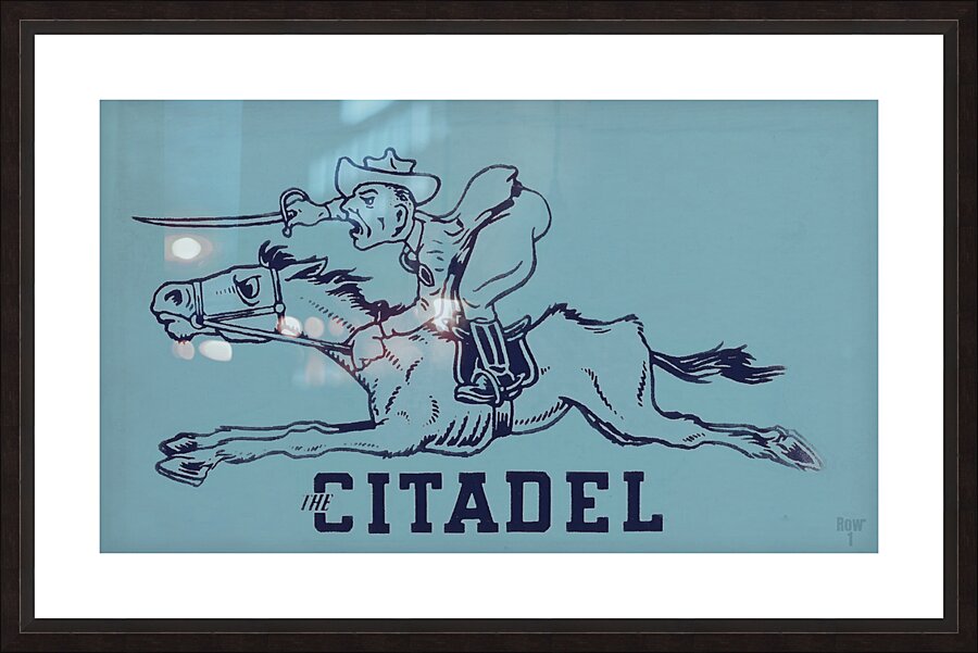 the citadel vintage art Picture Frame print
