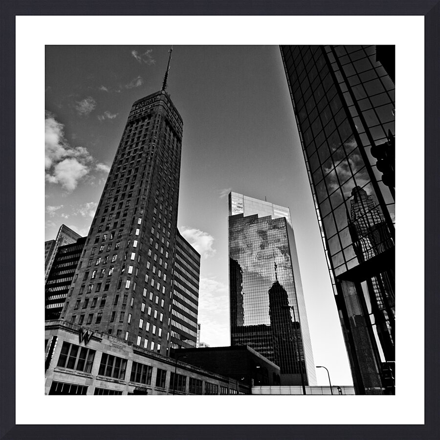 foshay building downtown minneapolis  square 1719 Picture Frame print