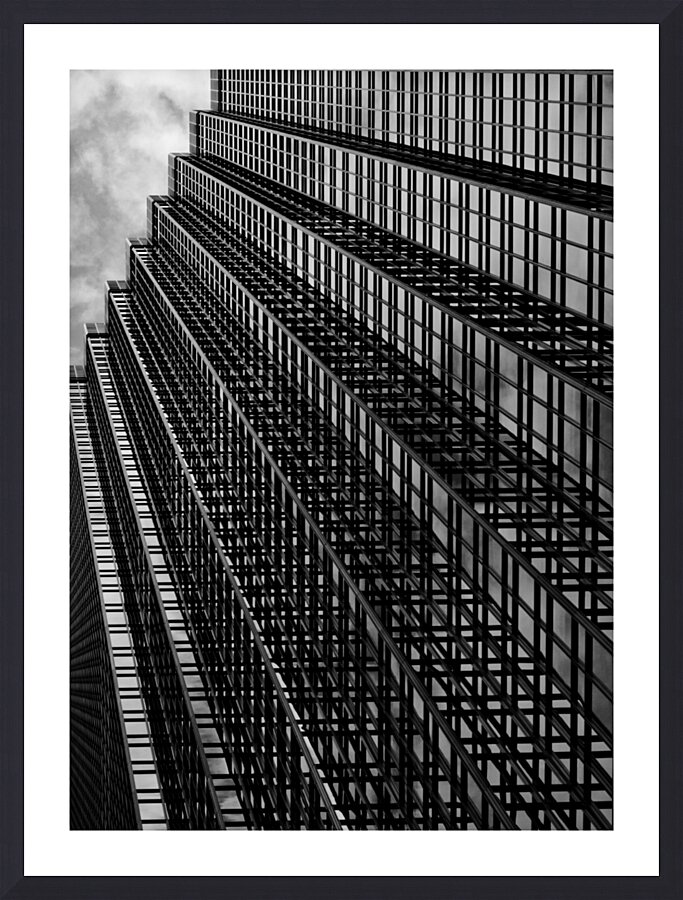 sides of IDS building  vertical 1712 Prise 13k.jp Picture Frame print