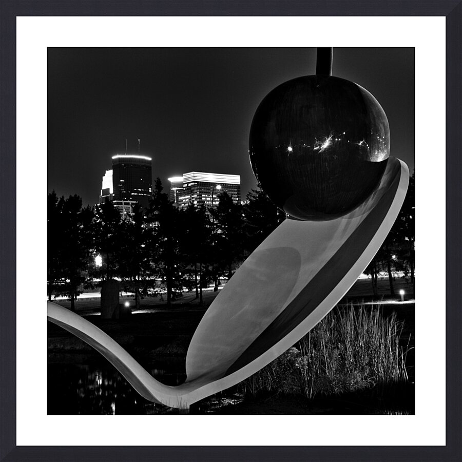 spoon and cherry  square 3481 Spoon 13k Picture Frame print