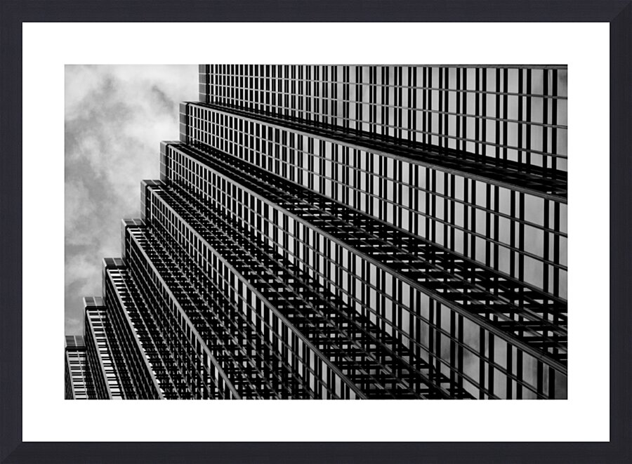 sides of IDS building  horizontal 1712 Prise 13k. Picture Frame print