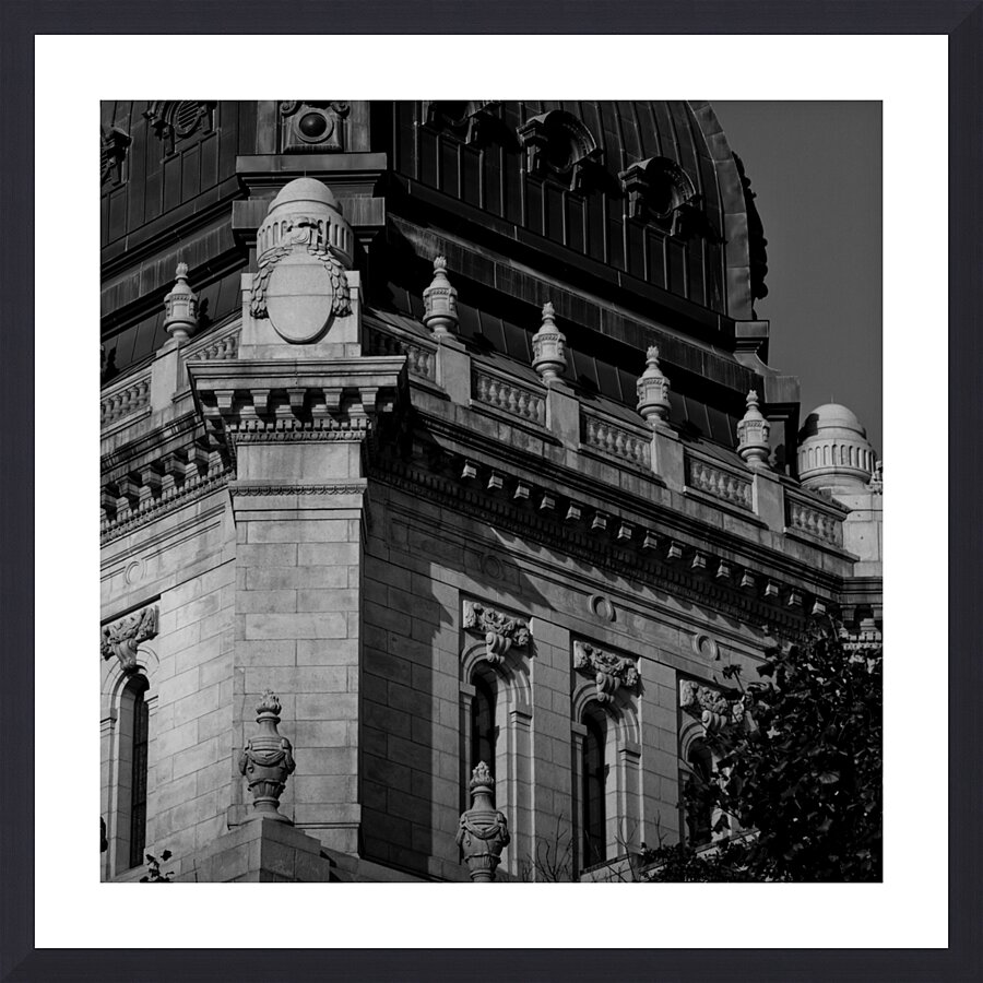 st mary basilica dome  square 1686 Baroque 13k.jp Picture Frame print