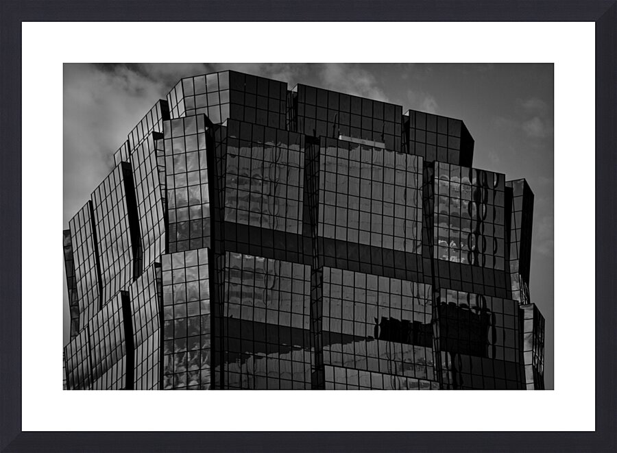 top of ATT building  horizontal 1683 Att 13k Picture Frame print
