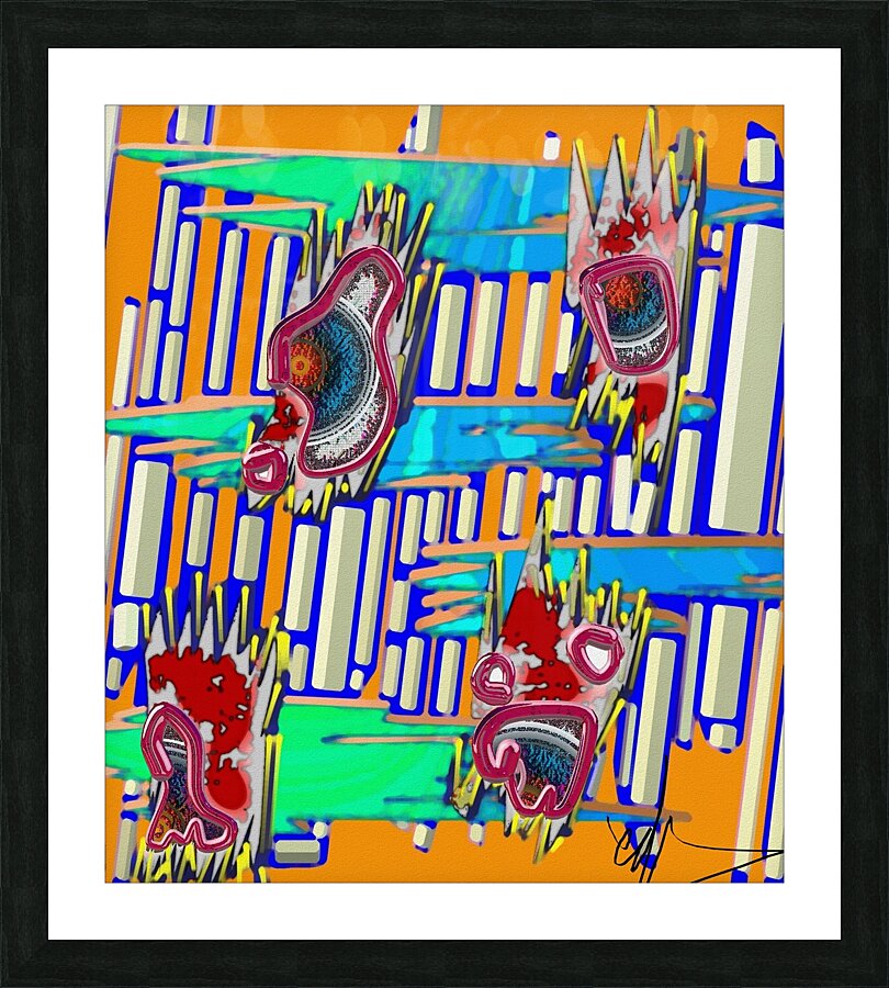 IV of a Kind Picture Frame print