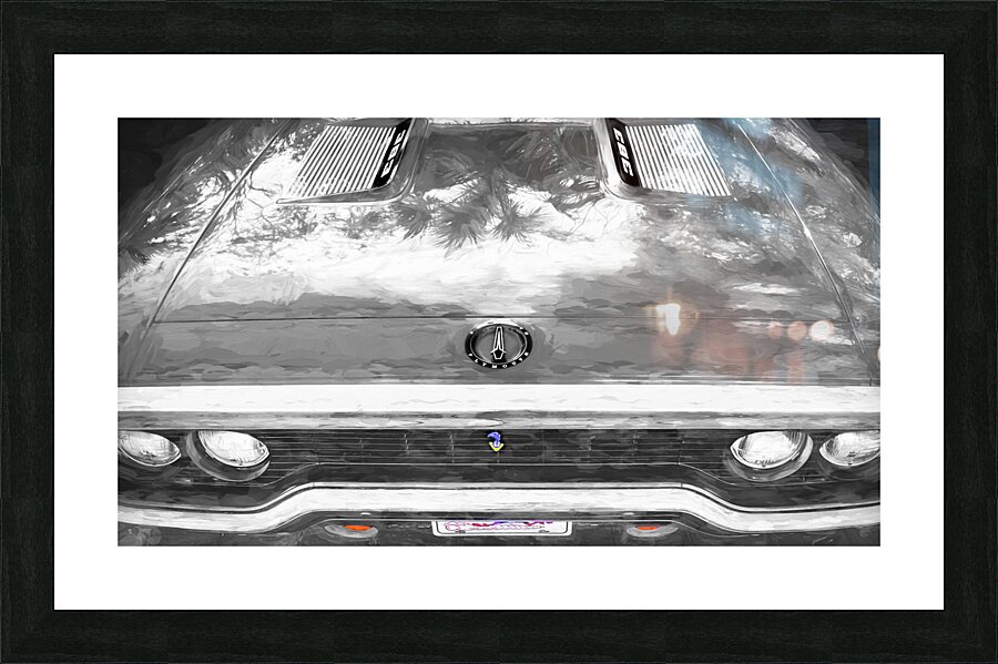 1971 Inviolet Purple Plymouth Roadrunner 383 X 10 Picture Frame print
