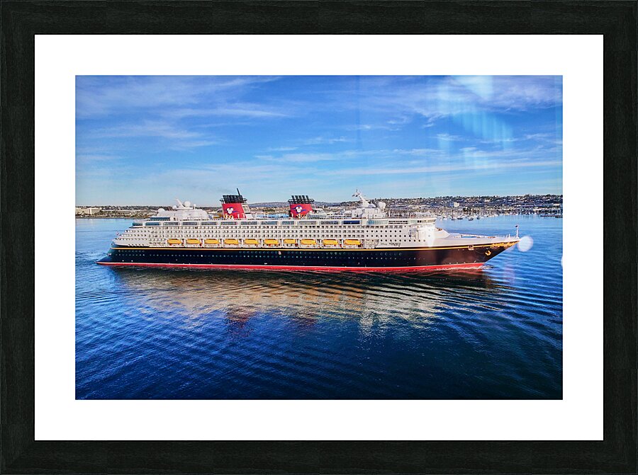 Disney Wonder In San Diego Picture Frame print