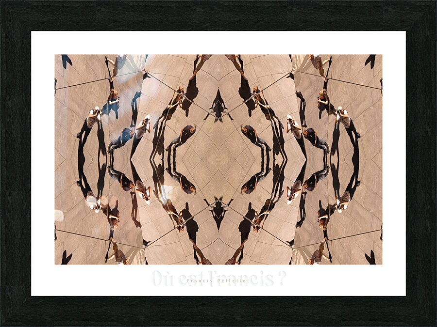 OU EST FRANCIS   Picture Frame print