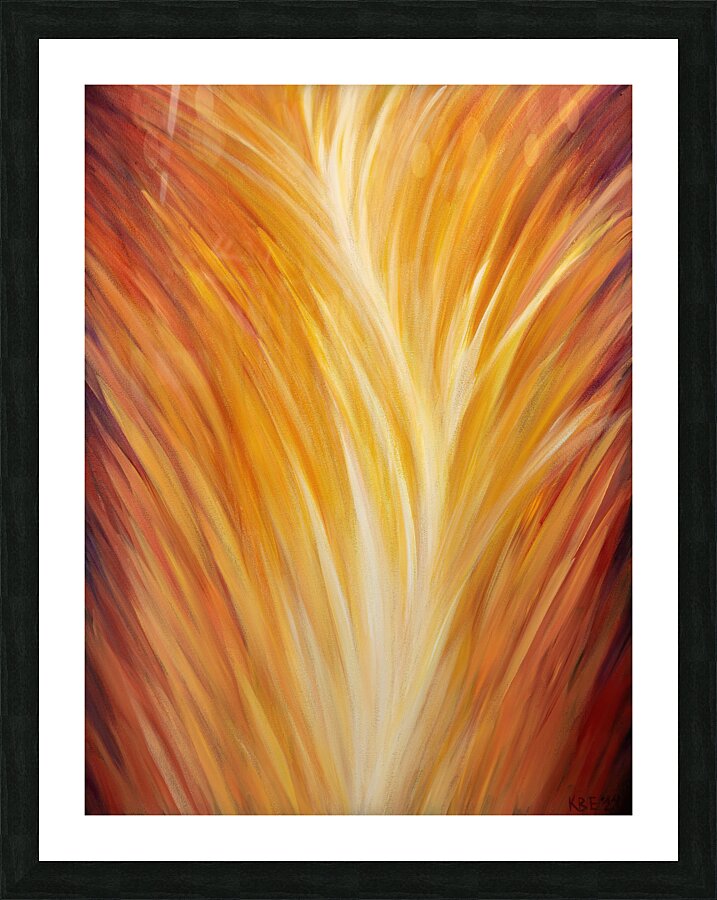 The Golden Path Picture Frame print