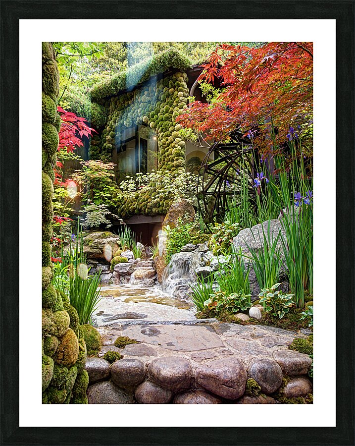 Paradise On Earth Vertical Picture Frame print