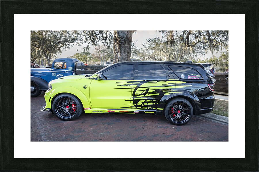 2021 Green Dodge Durango Hellcat SRT X 12 Picture Frame print