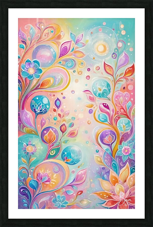 Glimmer Picture Frame print