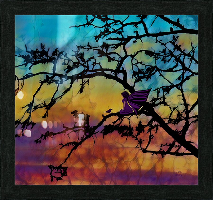 A Conversation at Dusk  Picture Frame Printing