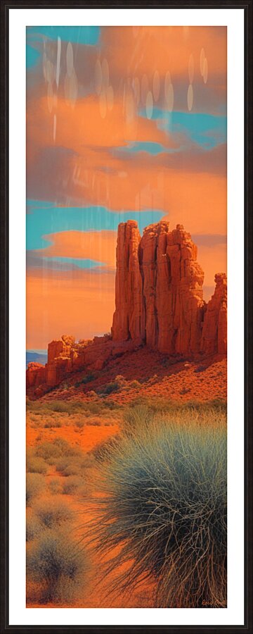 american southwest desert art Picture Frame print