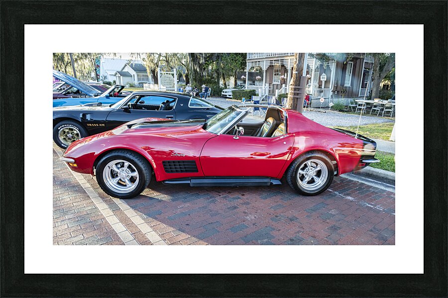 1971 Red C3 Corvette x1 5 Picture Frame print