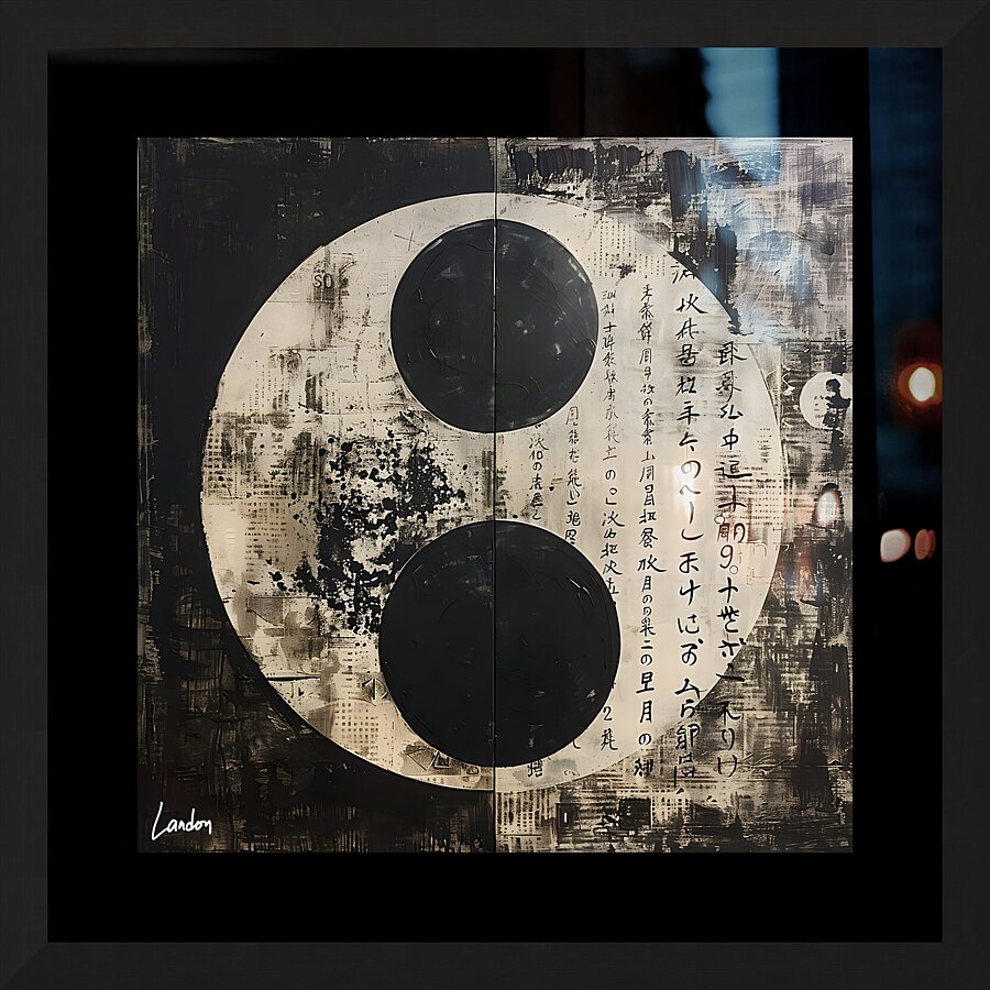 Yang Abstract 15 Picture Frame print