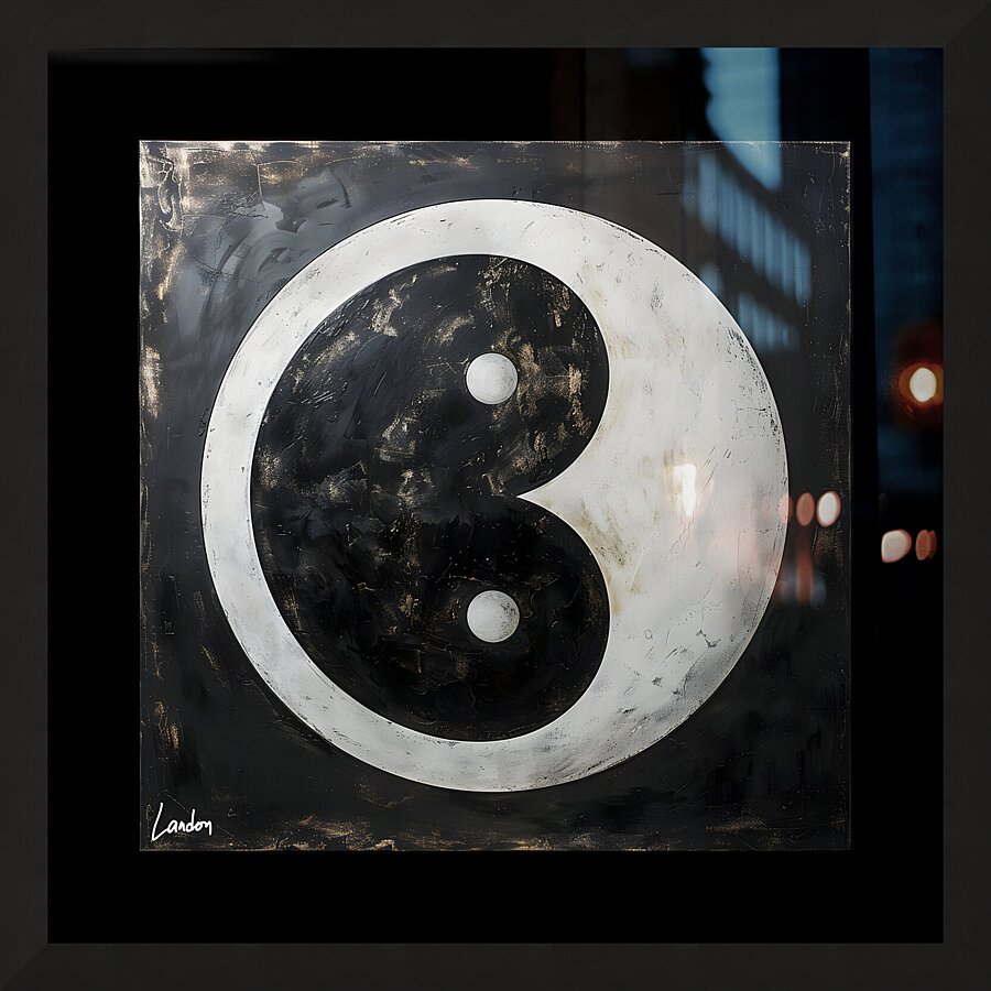 Yang Abstract 8 Picture Frame print