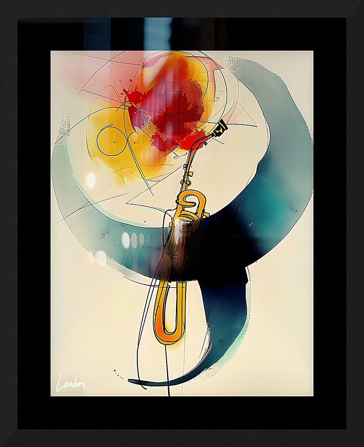 Lost in Music 1 Picture Frame print