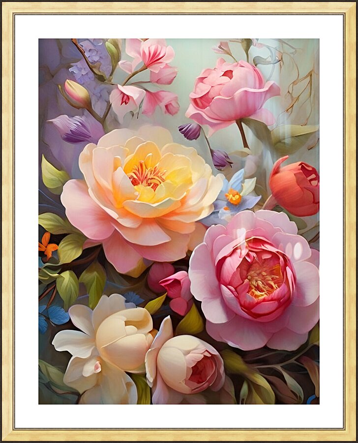 Beautiful Rose Picture Frame print