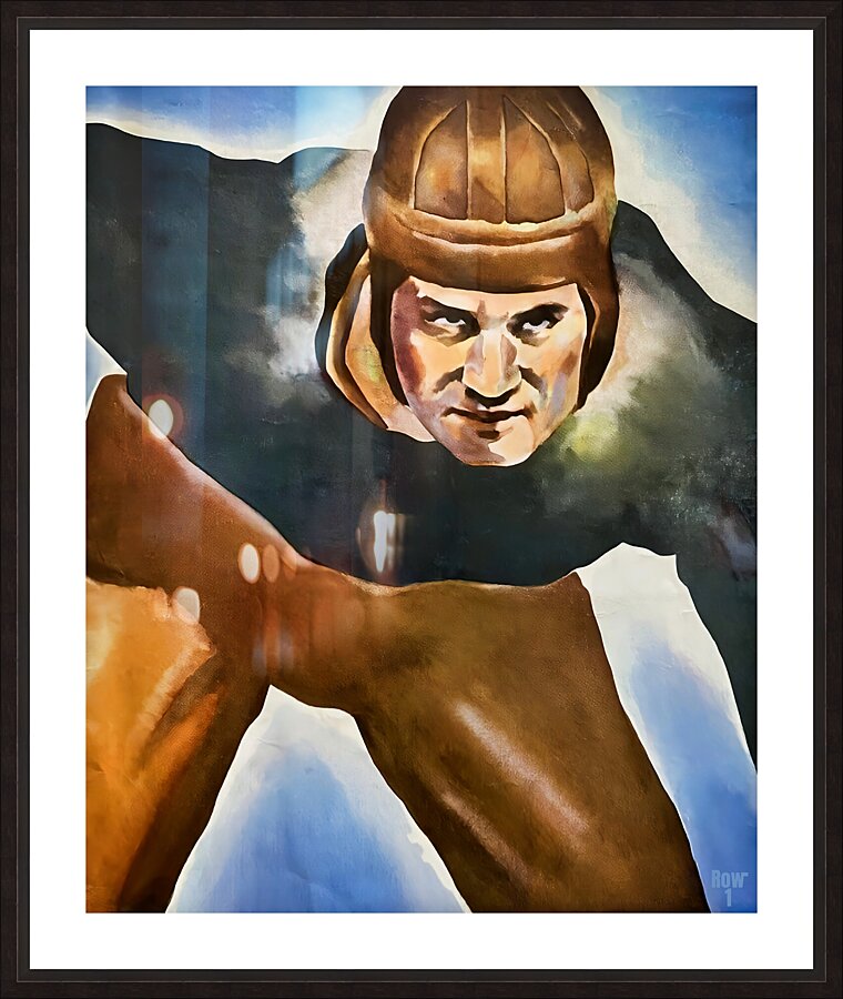 artist richard stephens football player  Picture Frame print