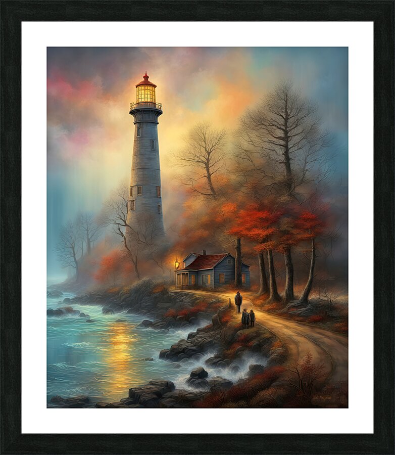 VISITORS Picture Frame print