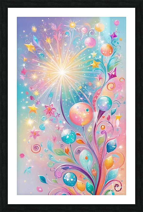 Sparkle Picture Frame print