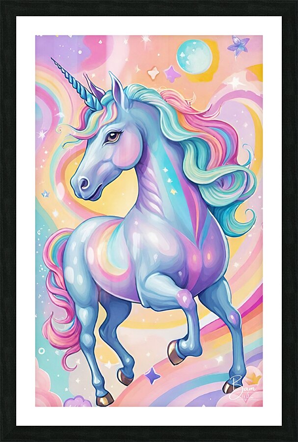 Unicorn Dreams Picture Frame print