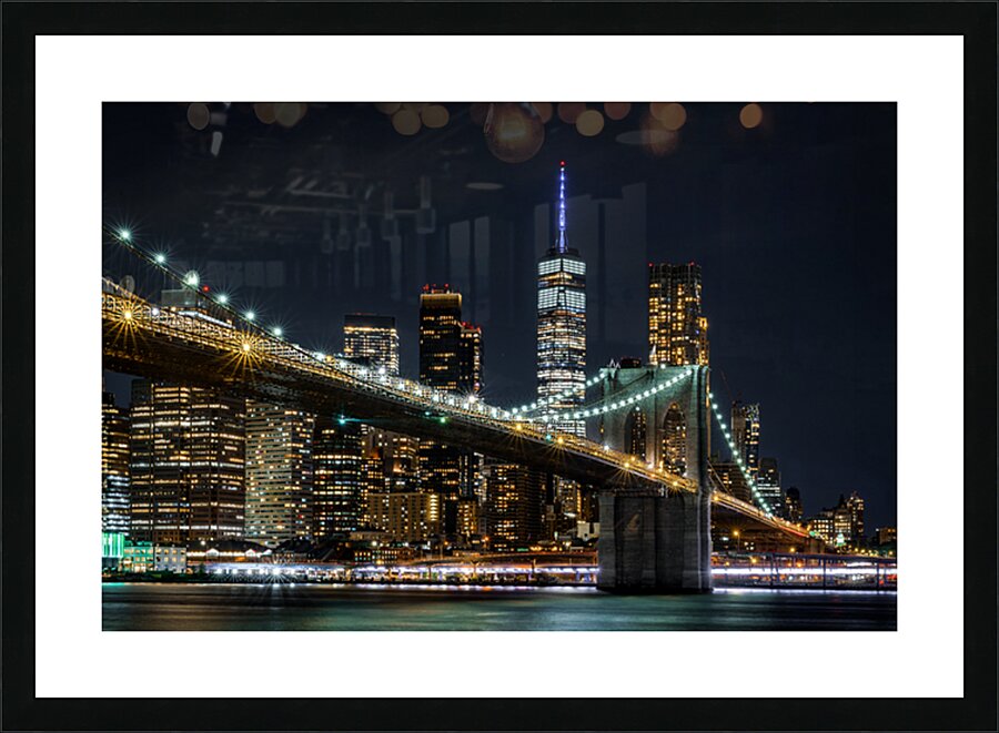 Iconic Manhatten Picture Frame print
