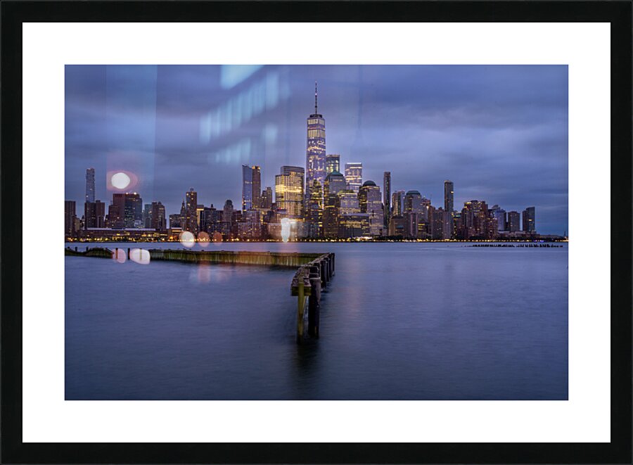 Manhatten by Dawn Picture Frame print