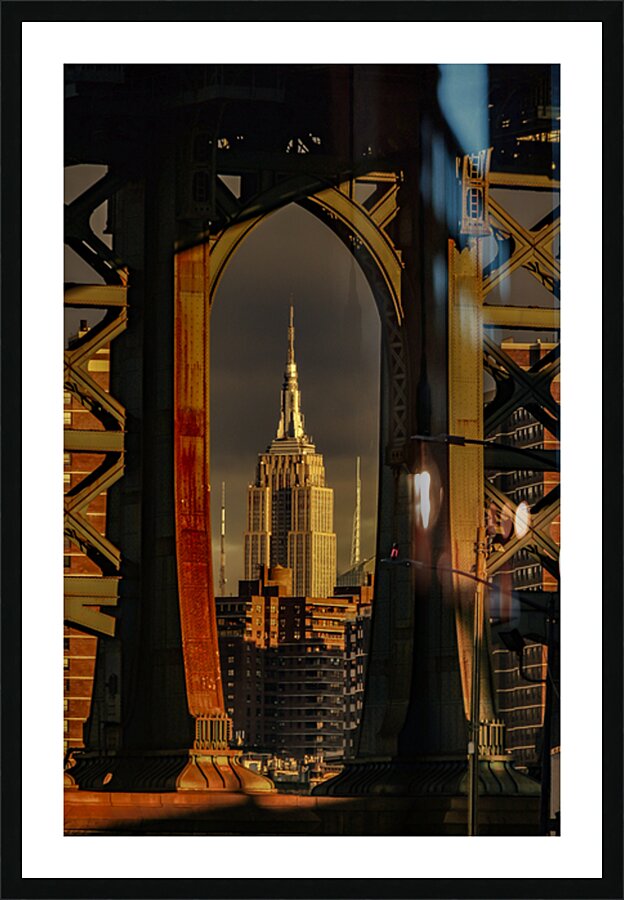 DUMBO Empire State Picture Frame print