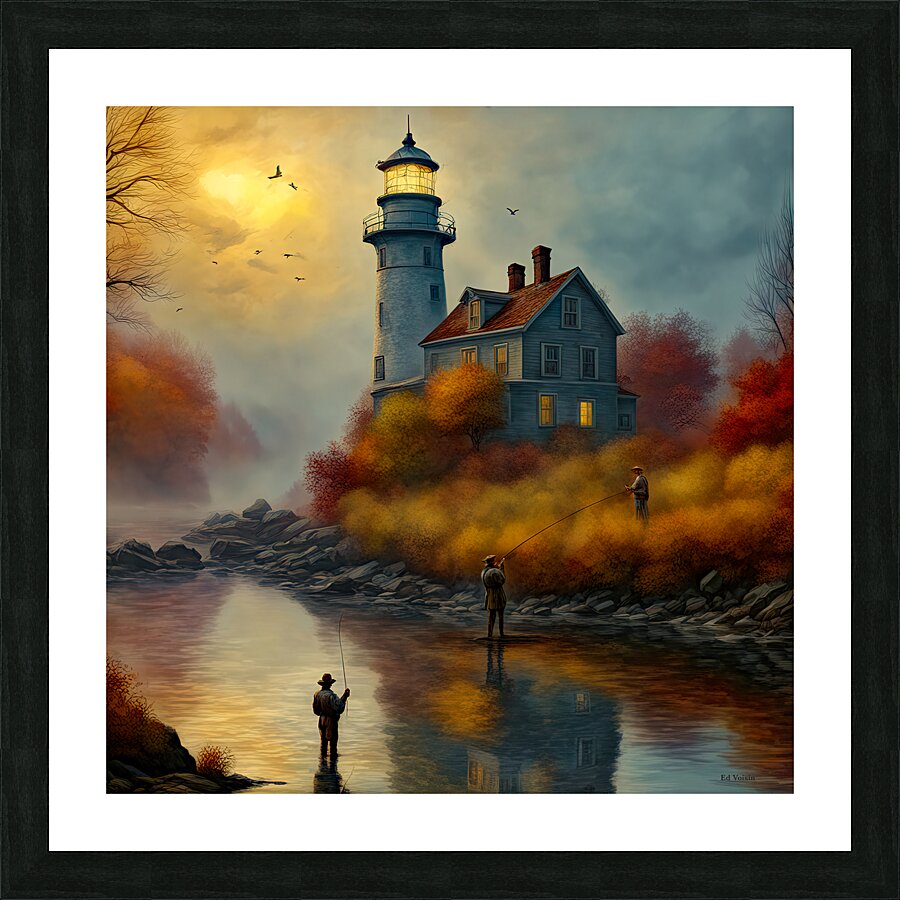 FISH CADDY Picture Frame print