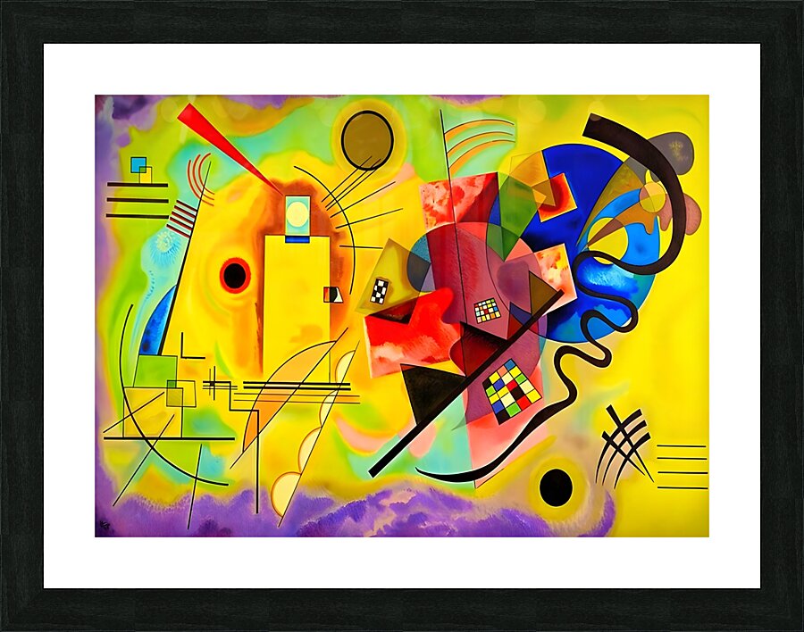 Wassily Kandinsky - Yellow Red Blue 1925 by Vivanne Wall Art