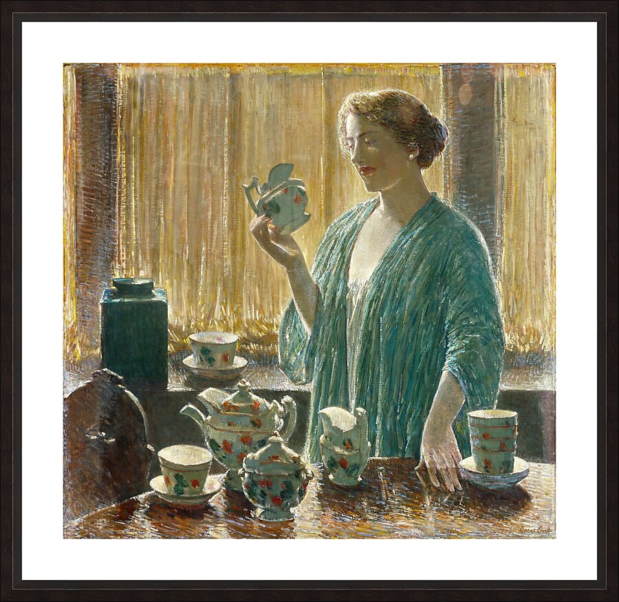 Strawberry Tea Set 1912  Picture Frame print