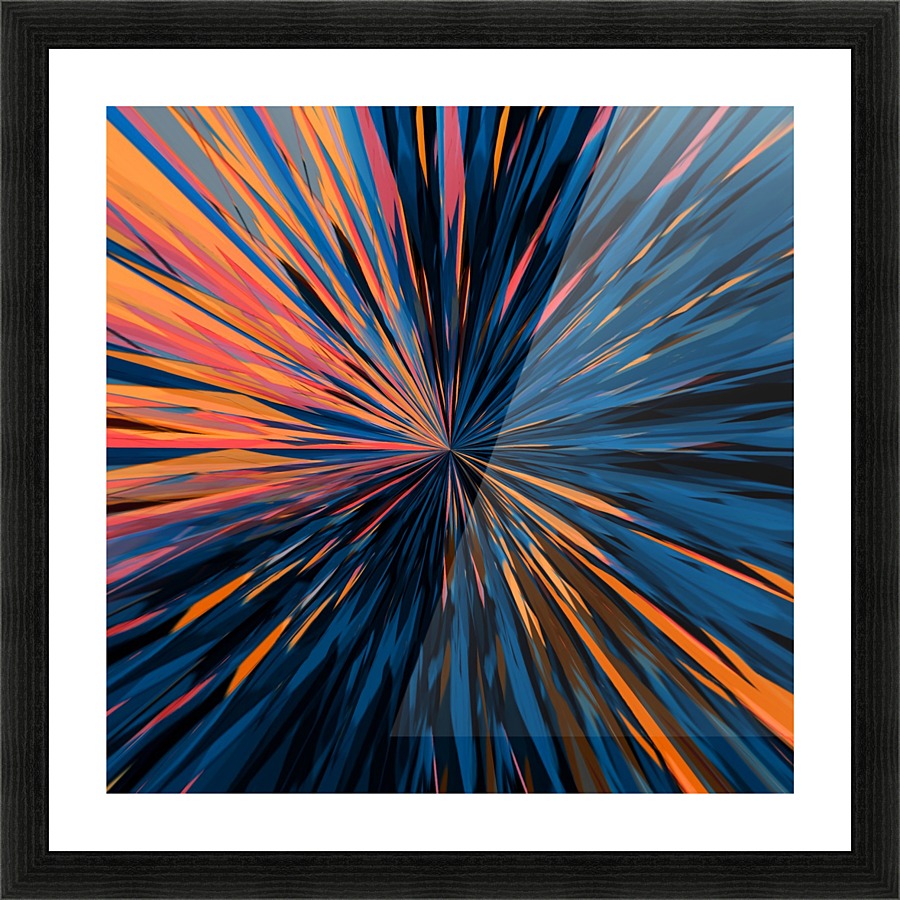 Psychedelic Splash Painting Abstract Pattern In Orange Brown Pink Psychedelic Splash Painting Abstract Pattern In Orange Brown Pink Blue Picture Frame Printing