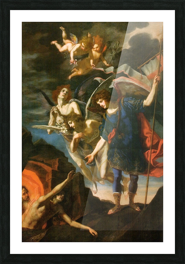 Saint Michael the Archangel releases souls from purgatory by
