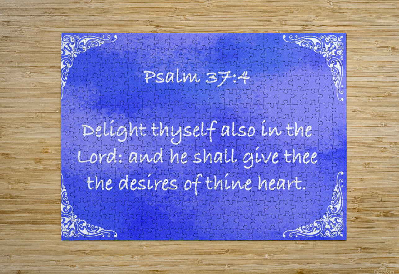 Psalm 37 4 5BL Scripture on the Walls Puzzle printing