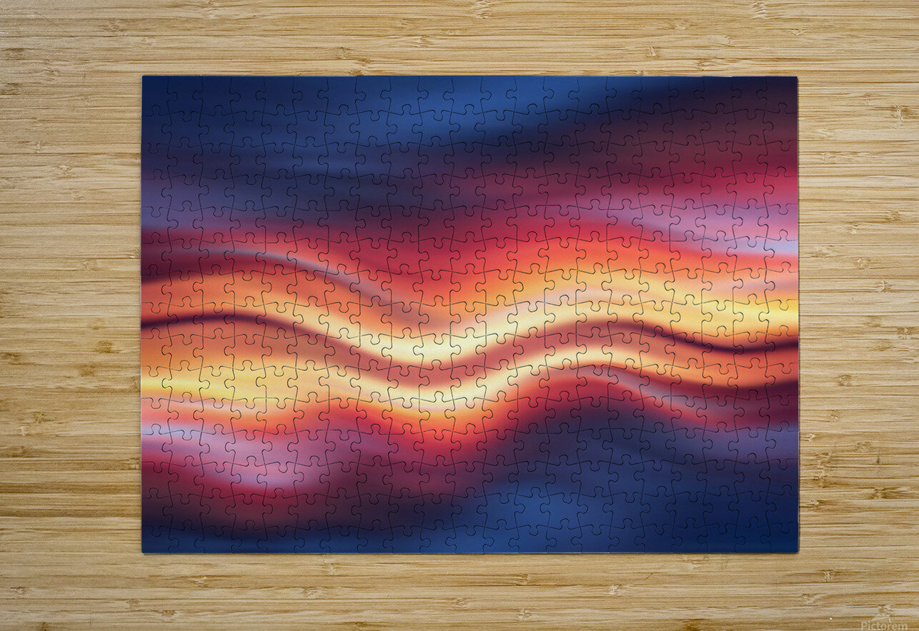 Abstract Sunset IX ARTenyo art Puzzle printing