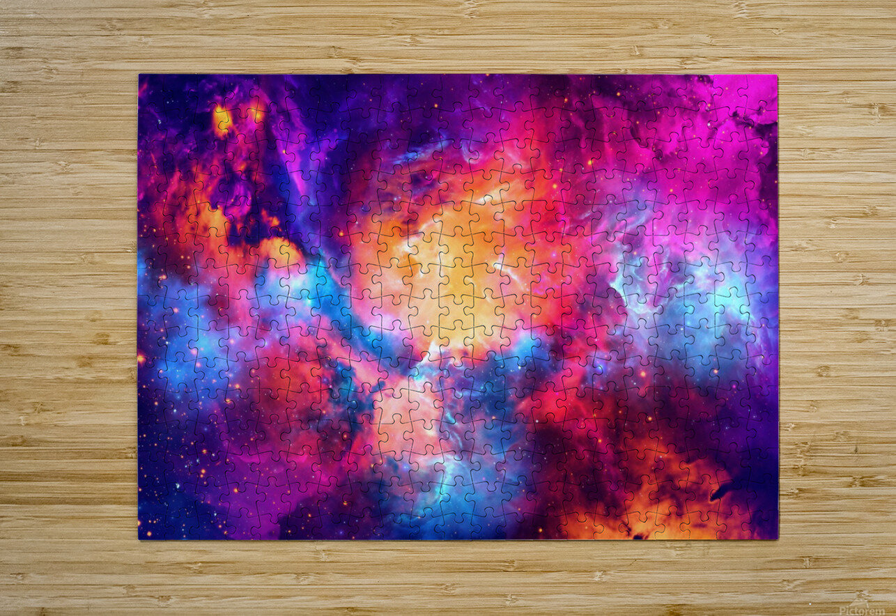 Artistic XC - Colorful Nebula ARTenyo art Puzzle printing