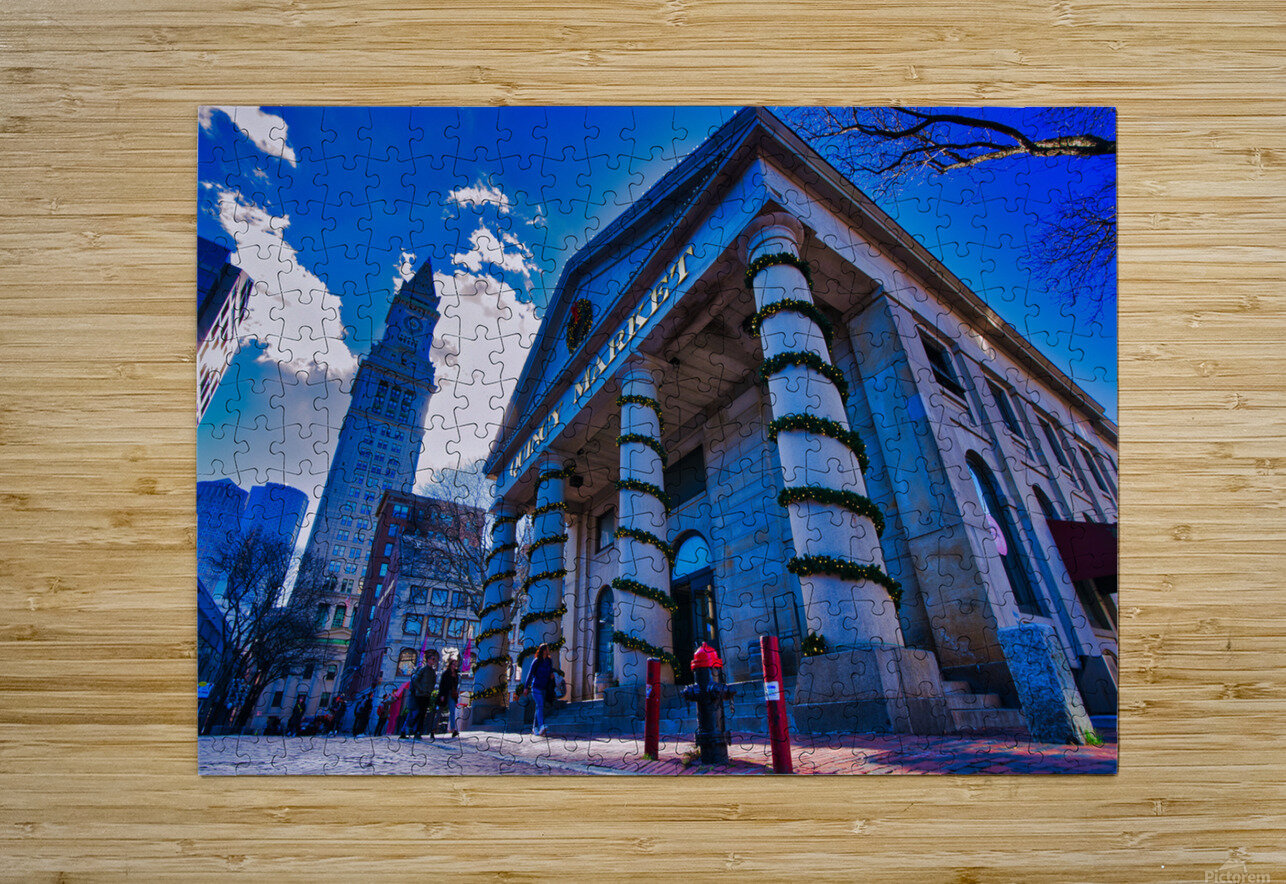 Quincy Market Boston AM Productions Puzzle printing